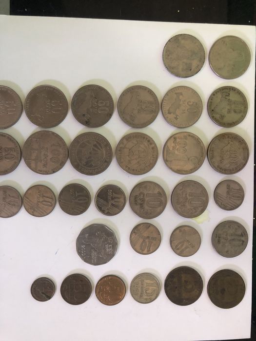 Разные монеты узб ссср