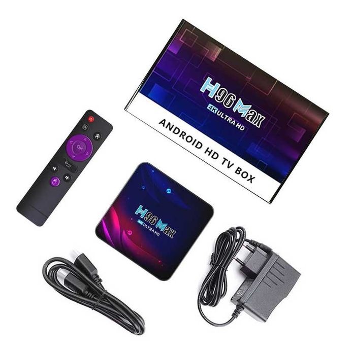Android TV бокс 4GB RAM, 32GB ROM, 4K, Bluetooth, RJ-45, WiFi