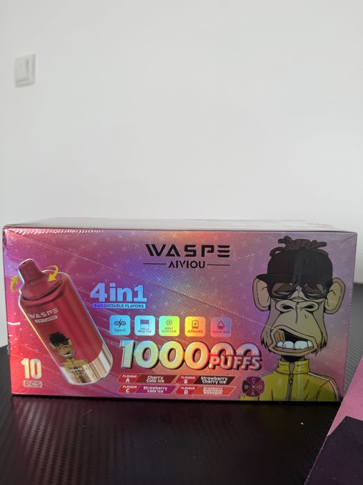 Vape 100k/100,000 de mii de puffuri 4 in 1 LIVRARE 2 zile