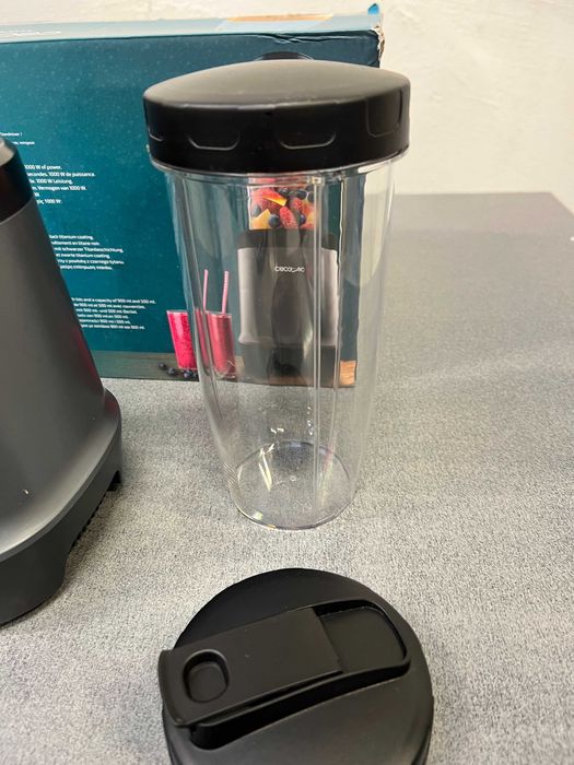 Блендер Cecotec Nutriblender Fusion, 1000W, с два съда – 900мл и 500мл