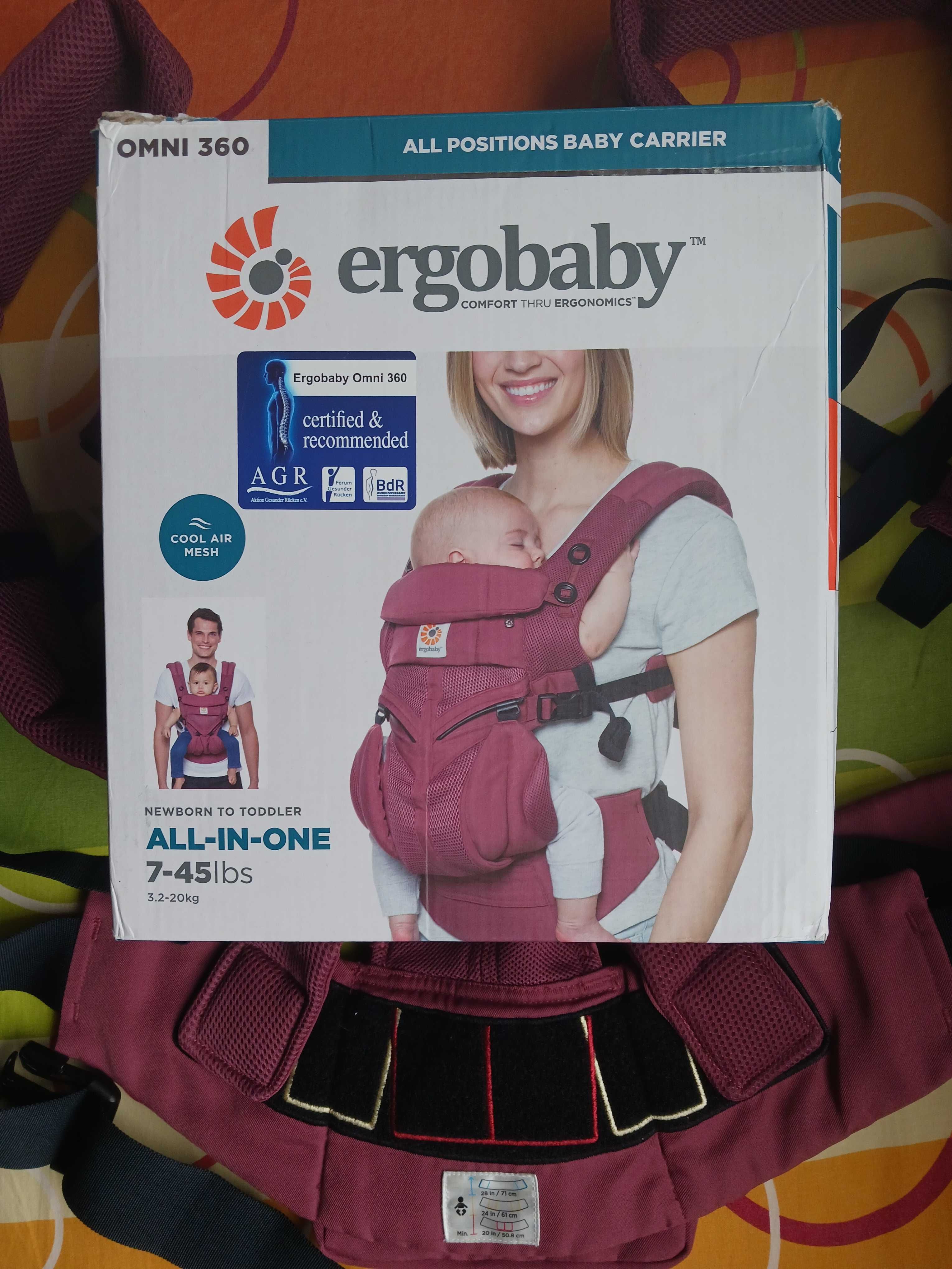 Ергономична раница Ergobaby Omni 360 Cool Air Mesh