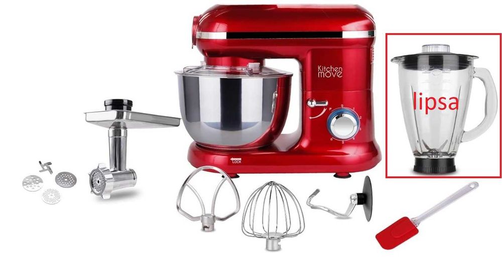 Robot de bucatarie Kitchen Move Red Dallas Multifunctional 1500W