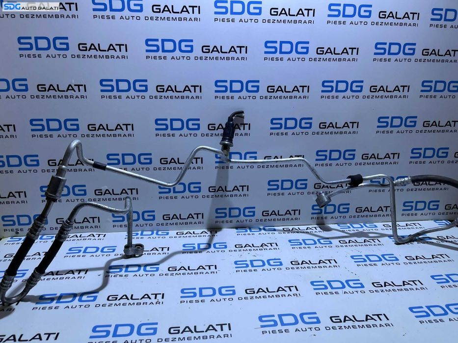 Furtun Conducta Teava cu Senzor Radiator Compresor AC Aer Conditionat Clima Volkswagen Polo 9N 2002 - 2008 Cod 6Q1820741C 6Q0820741A [D0267]