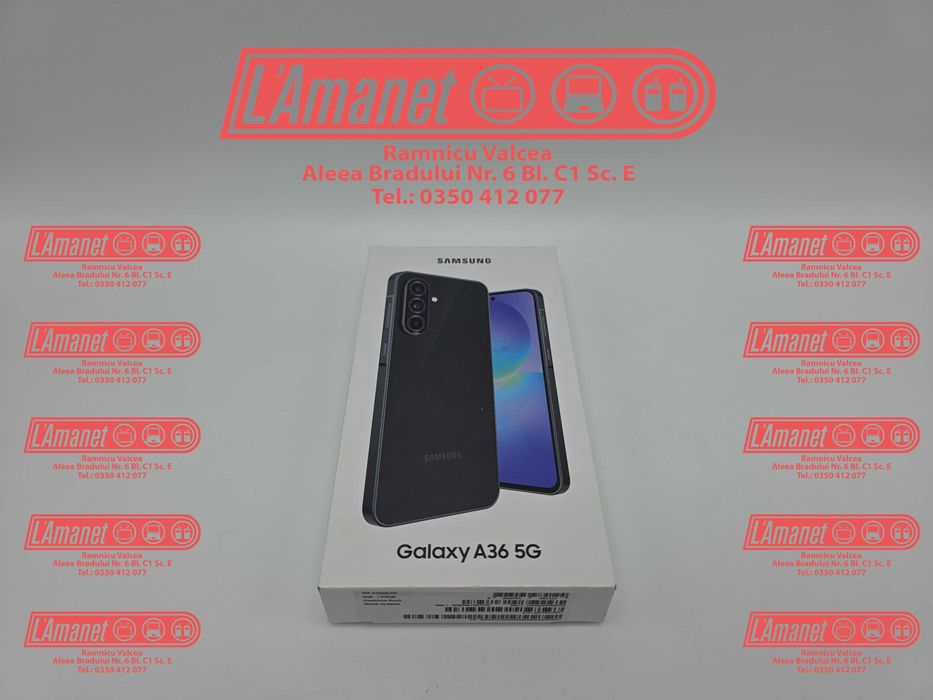 Samsung A36 Black 128GB DualSim Neverlock NOU Neactivat FullBox