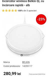 Incarcator wireless Belkin Qi incarcare rapida