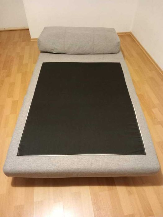 Разтегателно кресло - сиво