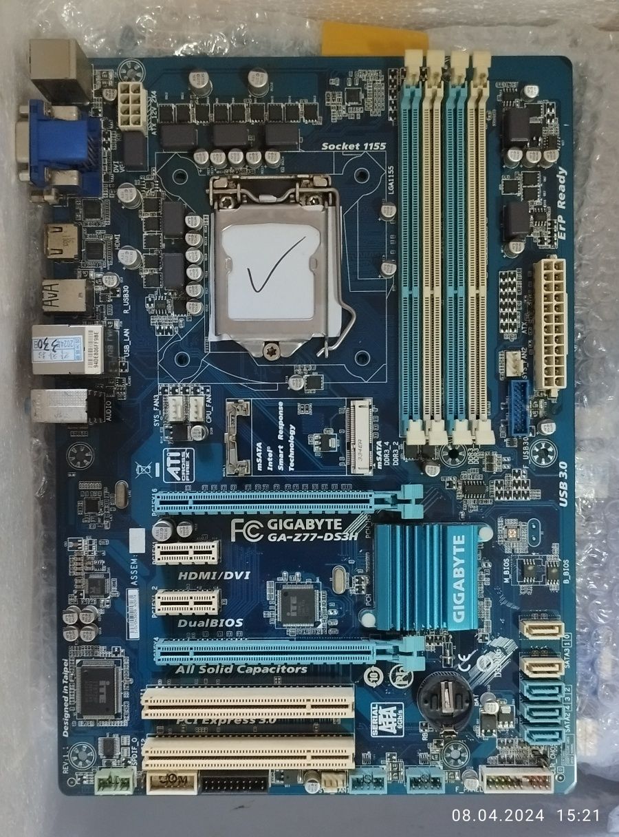 Материнская плата Gigabyte Z77