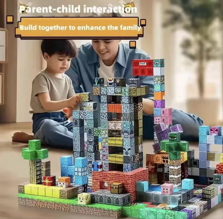 Магнитни кубчета Майнкрафт /Minecraft Magnetic Blocks
