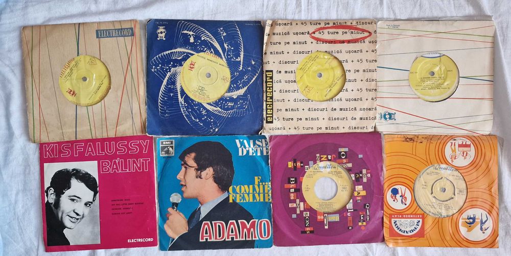 Colectie placi mici de vinyl