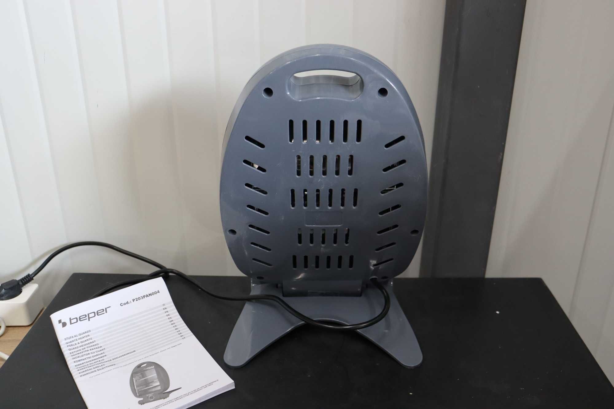 Кварцова печка BEPER, 800W 2 нива на мощност, Кварцов лъчист панел