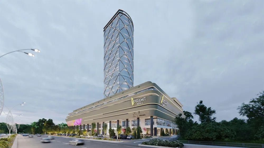 Продам офис в ЖК PIRAMIT 104,33 кв, Яккасарайский район, коробка.