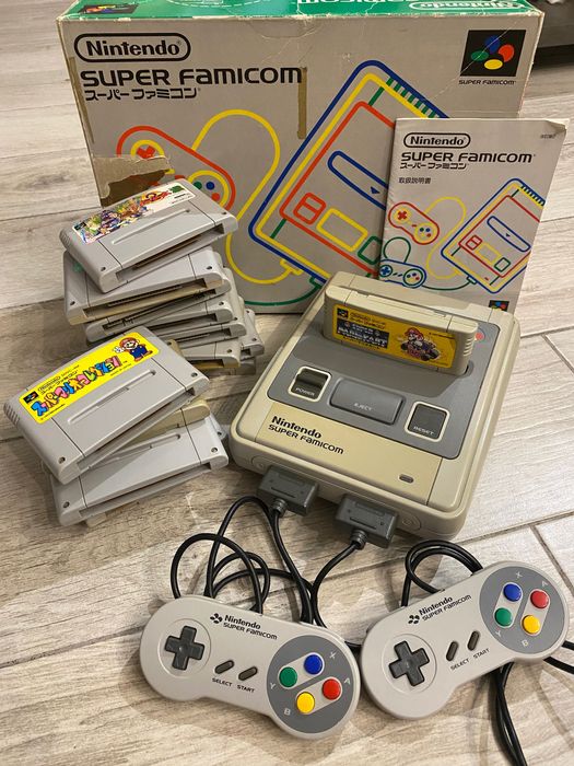 Super Famicom (Nintendo)  jocuri 26 (Bomberman, Mario, Kirby)