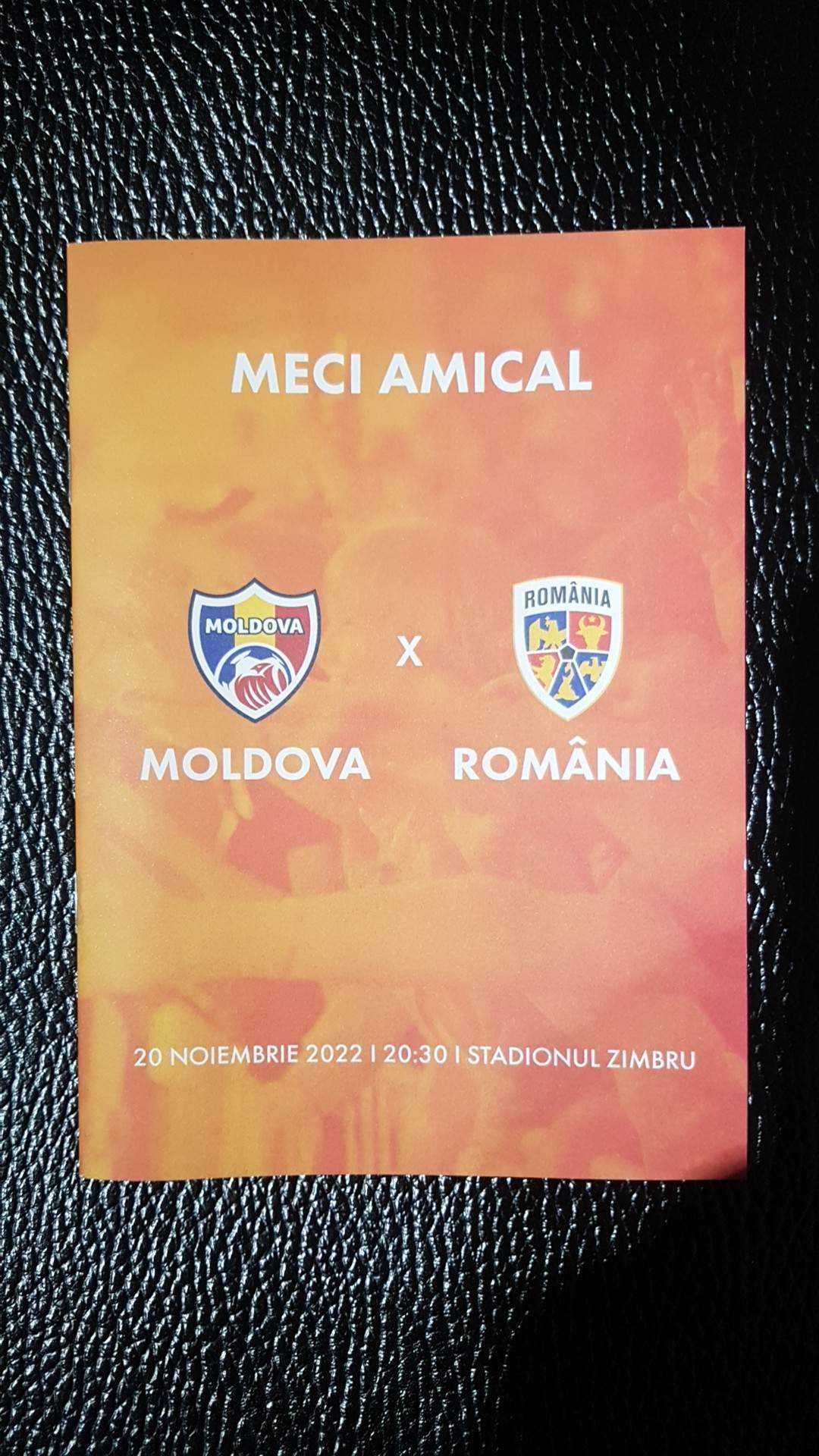 Moldova vs Romania program de meci