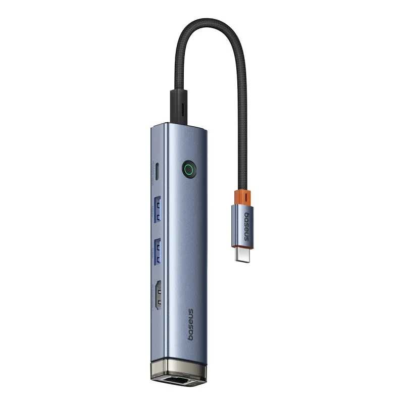 Baseus Hub 5 в 1 Type-c многофункциональный HUB, Xub Xab. ест Доставка