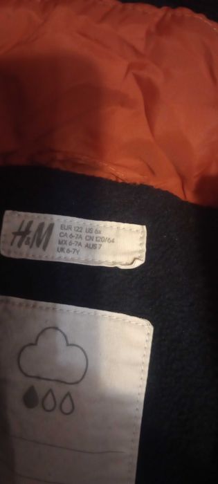 H&M водоустойчиво топло яке 122