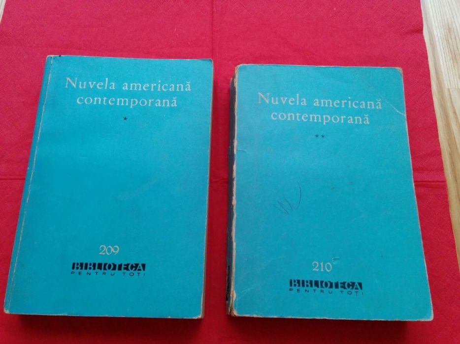 Nuvela americana contemporana,antologie vol. I- II,1963.Impreuna 6 lei