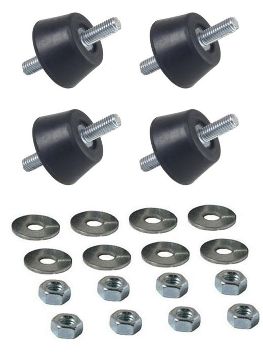 Suport / consola aer condiționat + set 4 tampoane anti vibrații: