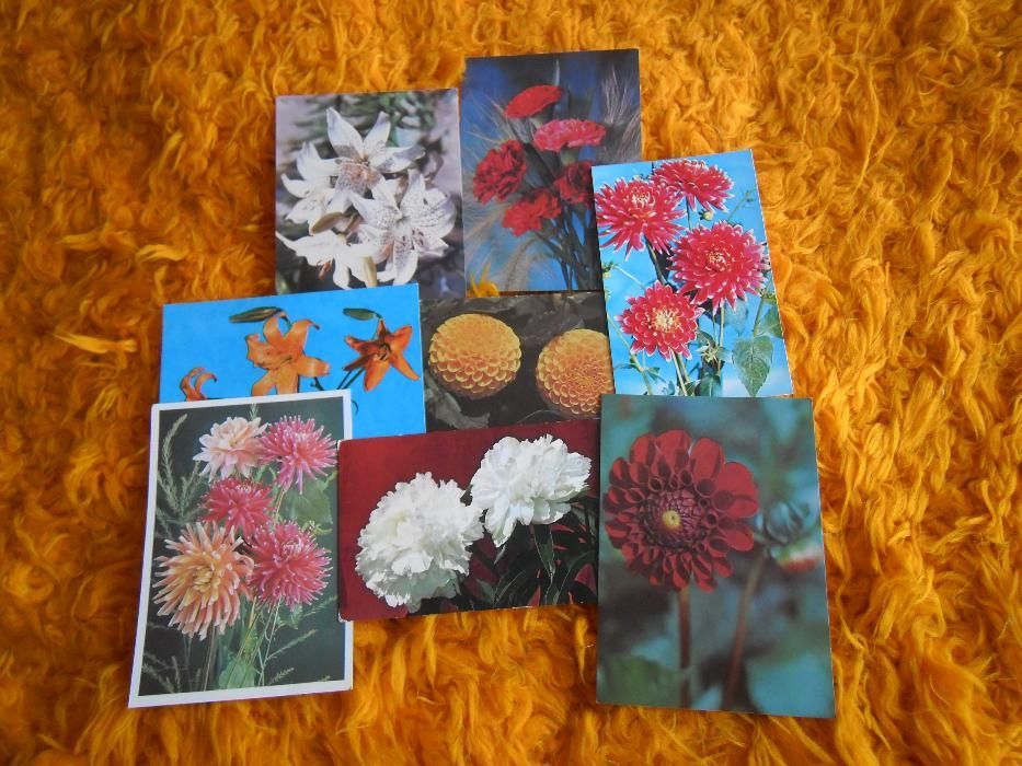 Картички с цветя