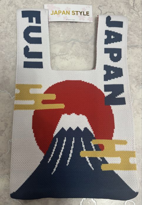 Сумочка- сувенирная из Японии новпя, трикотажная.