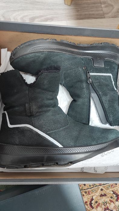 Сапожки Ecco 38 рр натуралка