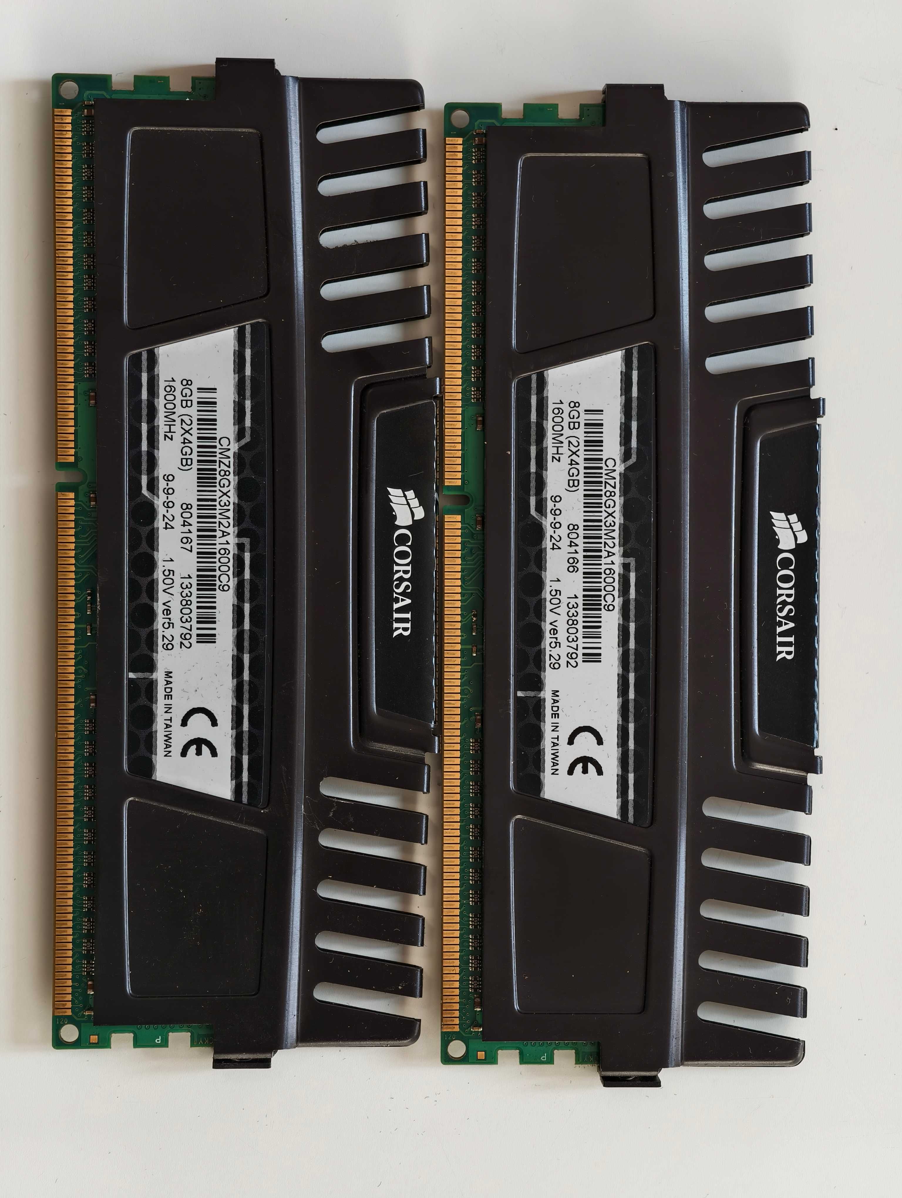 RAM DDR3 Corsair Vengeance 8GB (2x4GB) 1600 MHz CL9