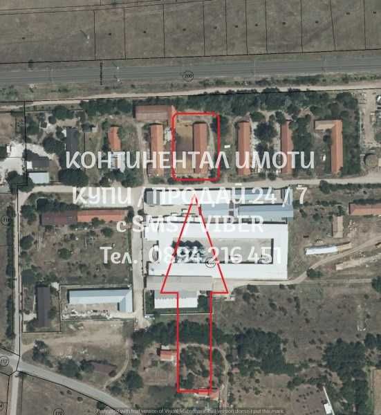 код 62887. Стара стопанска сграда /обор/ 460м2 с прилежащ двор 2700м2