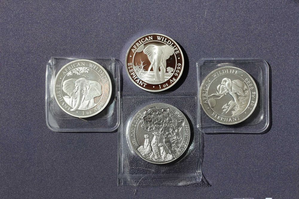Инвестиционни монети, сребро, 1 оз / унция