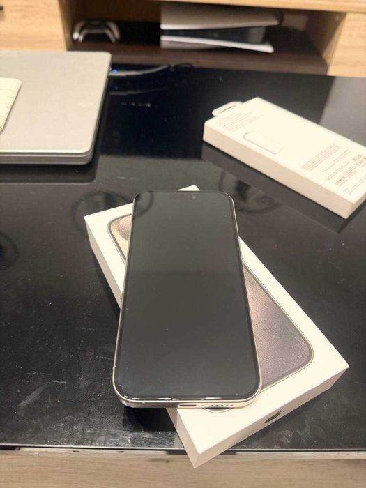 iPhone 15 Pro 256 Natural Titanium + Original Husa