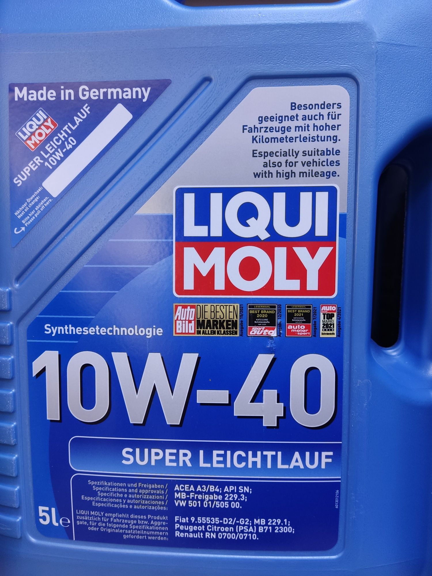 Автомасла LiQUI MOLY