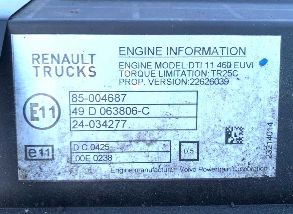 Motor complet camion Renault D11K460 - Piese de schimb camioane