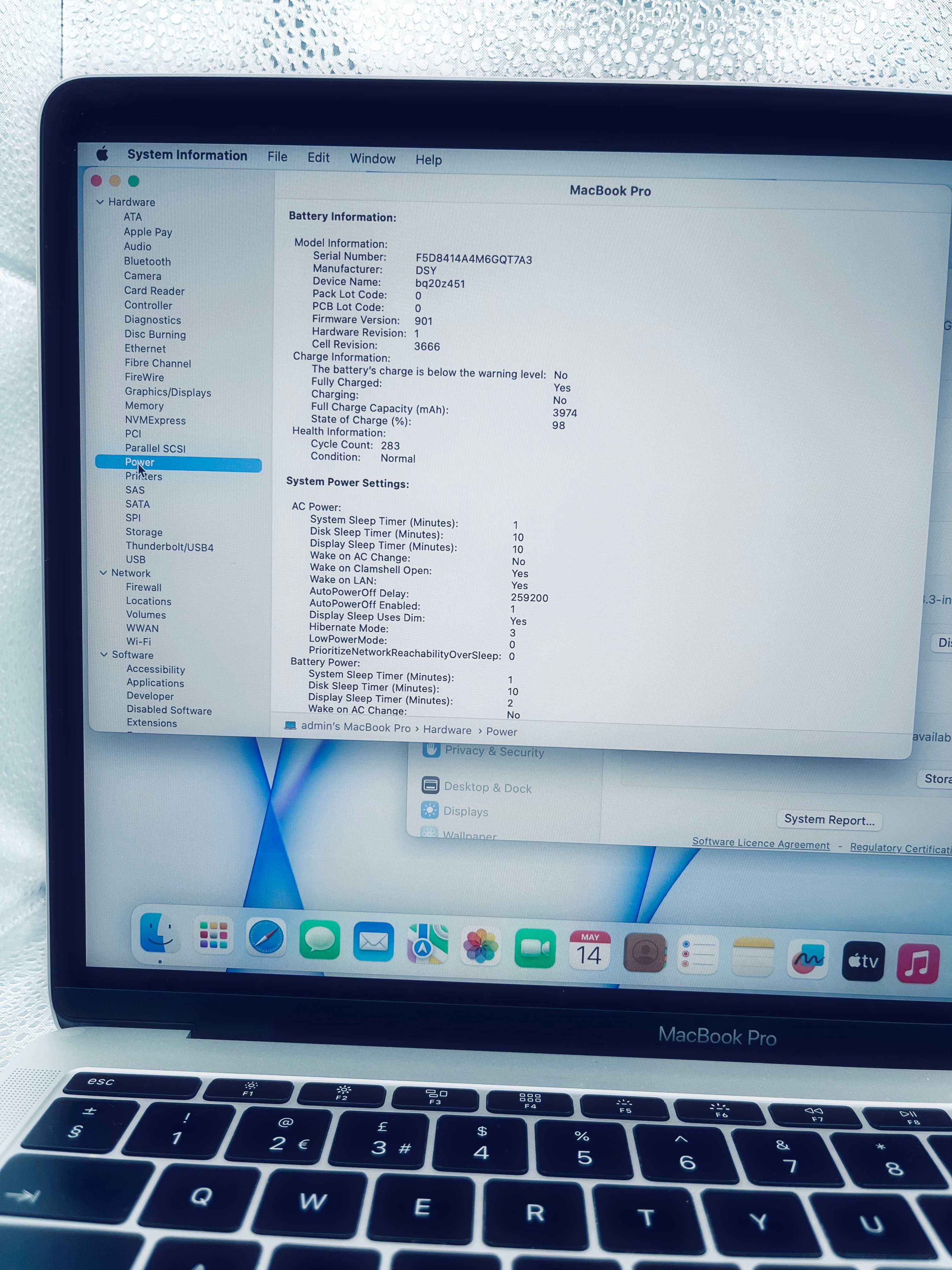 Apple MacBook PRO 13' A1708 mid 2017 i7 2.5Gz 16GB 256 GB SSD Silver