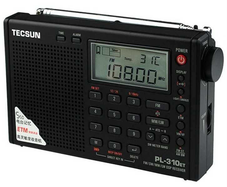 Всеволновый компактный радиоприемник Tecsun PL-310ЕТ