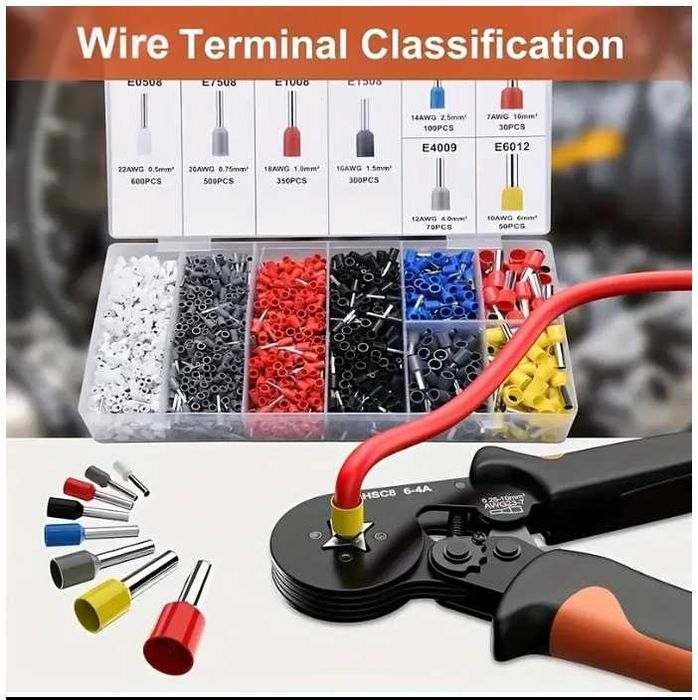 Клещи за кримпване / кримпиранеа кабели HSC8  0.25 - 10mm