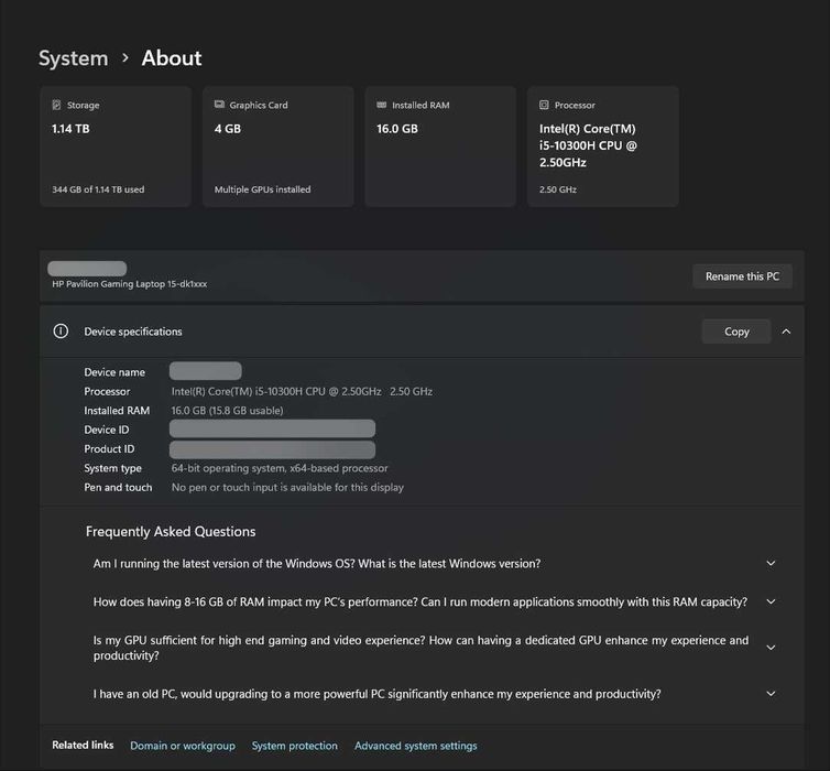 HP Pavilion Gaming Laptop sotiladi