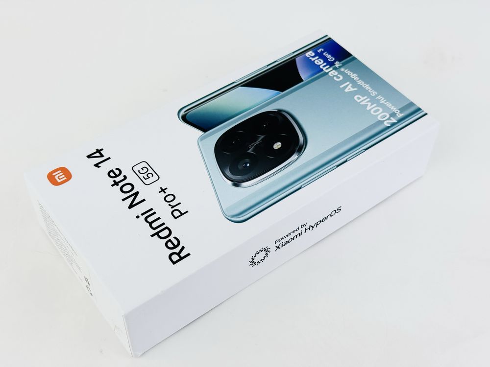 НОВ! Xiaomi Redmi Note 14 Pro+ 5G 512GB 12GB RAM Black 2г. Гаранция!