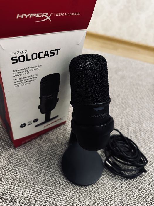 Продам б/у микрофон HyperX solocast