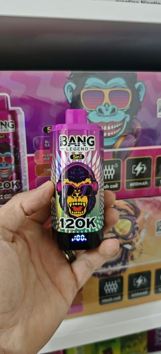 Vape 120.000 Puffs 5 Arome Reincarcabil Display Display