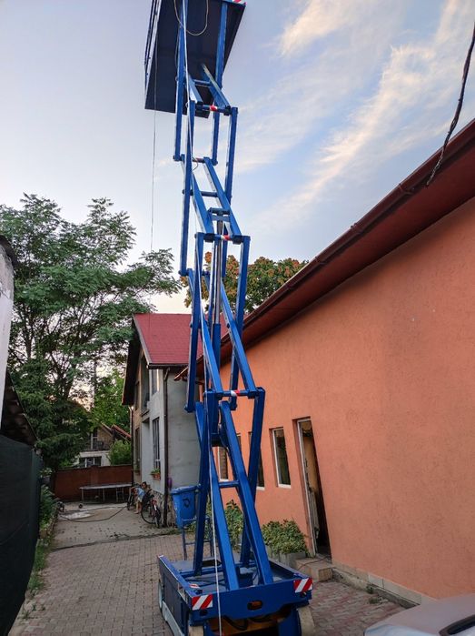 Vand /închiriere,SCHIMB nacela foarfeca extensibila 8 m  la baza
