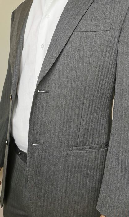 Sacou Suitsupply 48 Pure Wool