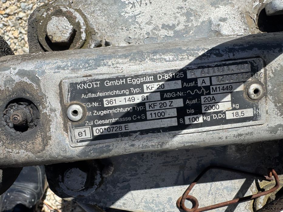 Remorca Pancar 2100KG 2004