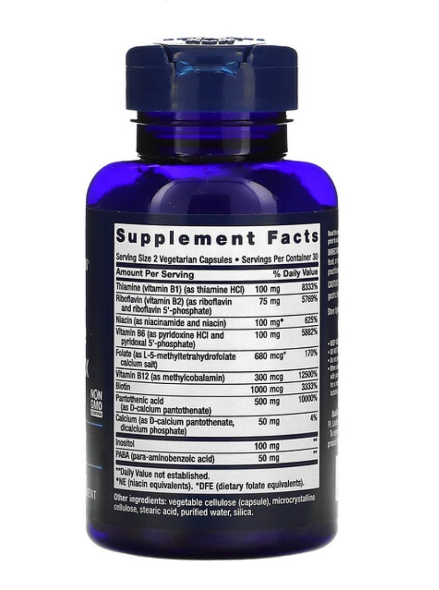 полный биоактивный комплекс витаминов Б vitamin B complex