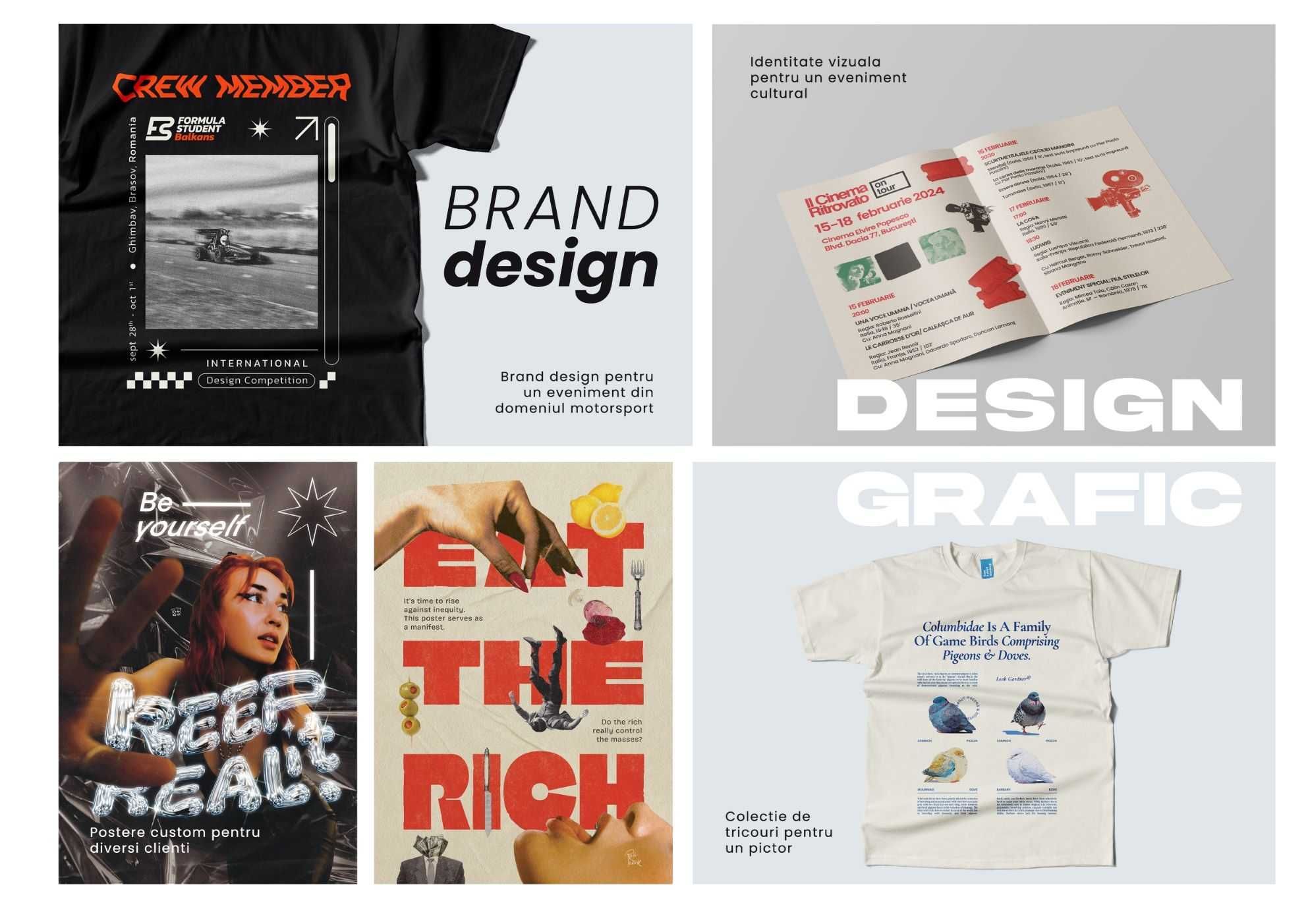 Servicii Design Grafic - identitate vizuala/ branding/ social media