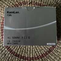 Kamlan 50mm f1.1 mark 2 Fujifilm X Fuji impecabil