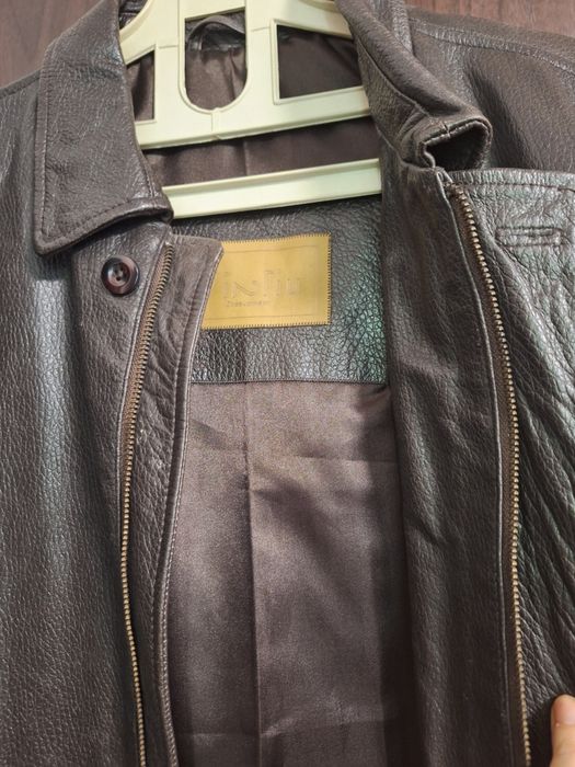 Haina piele bărbătească NOUĂ Spania