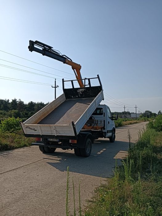 Iveco 65c18 basculabil cu macara
