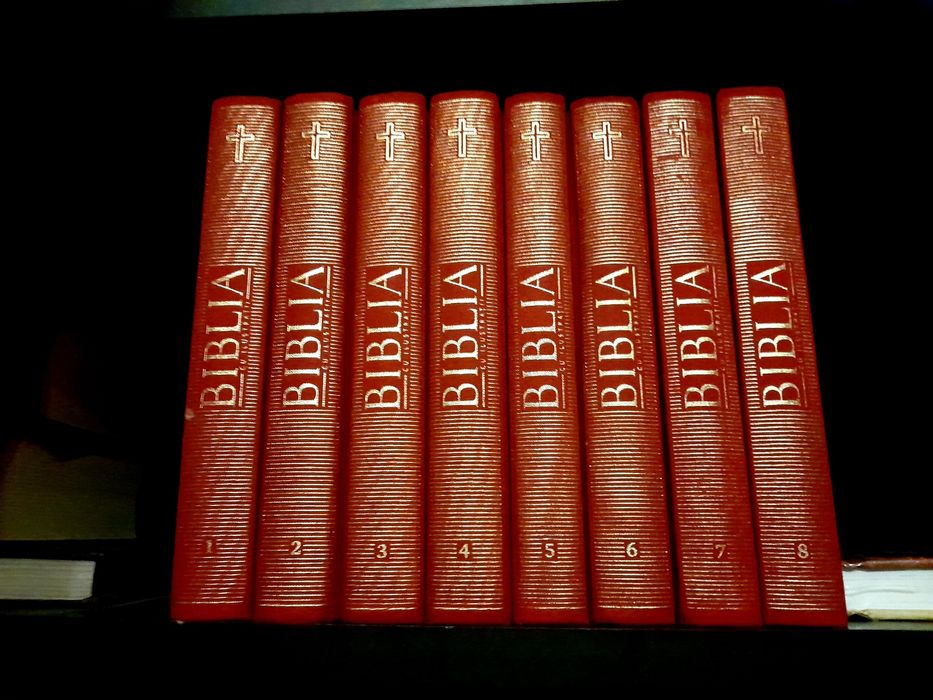 8 vol Biblia cu ilustratii (set complet, cartonate/hardcover)