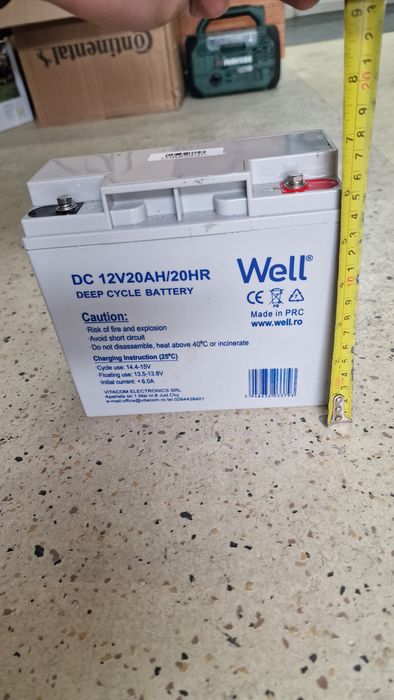 Baterie/Acumulator WELL 12V 20AH 20 HR