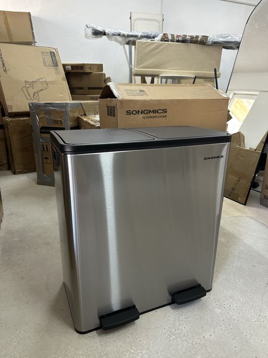 Кош за разделно събиране на боклук 60L SONGMICS