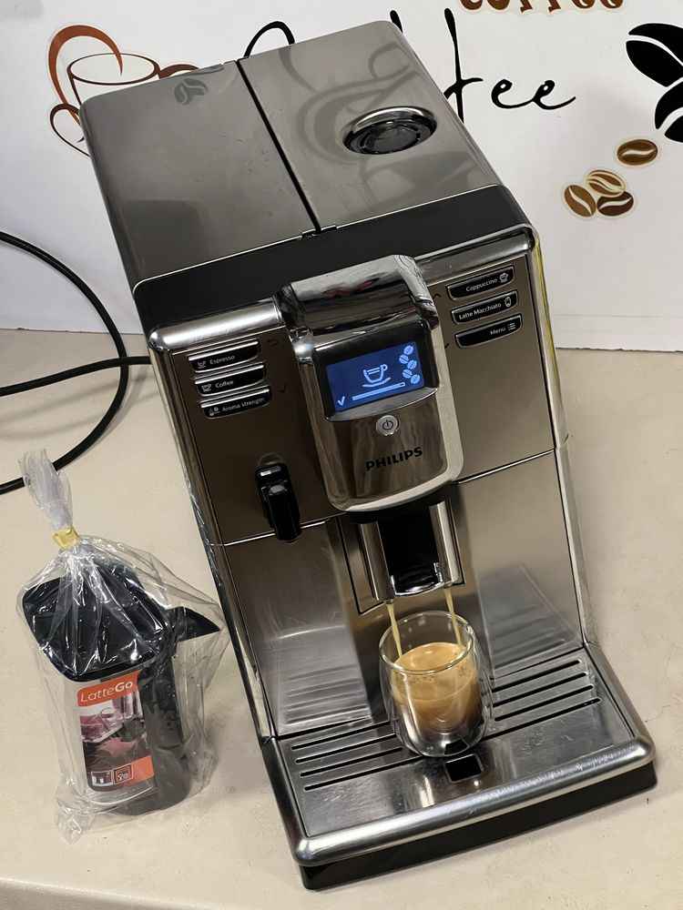 Кафемашина кафе автомат Philips Saeco ıncanto Latte go с гаранция
