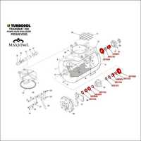 Kit revizie ax pompa sapa egalizare Turbosol Transmat 250 TB237028